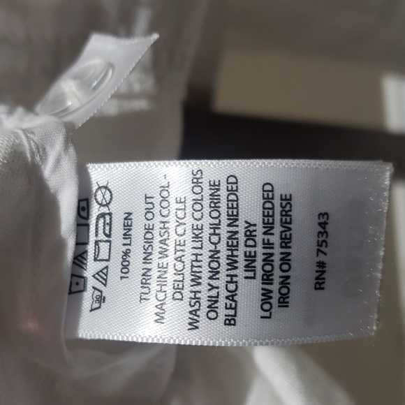 Nwt Xl Cynthia Rowley linnen jacket white with silver zipper - Picture 6 of 12